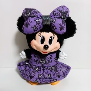 Disney Haunted Mansion Wallpaper Print Dress and Bow Minnie Mouse Or Labubu